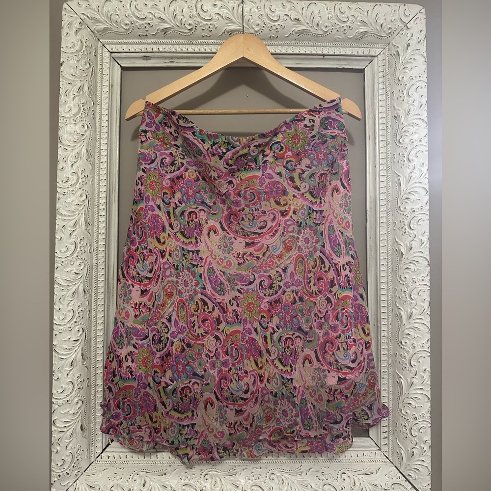 Y2K Sigrid Olsen Paisley Skirt. Size 10. ❣️